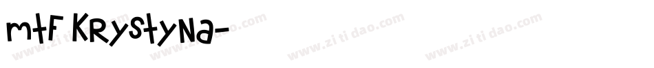 MTF Krystyna字体转换